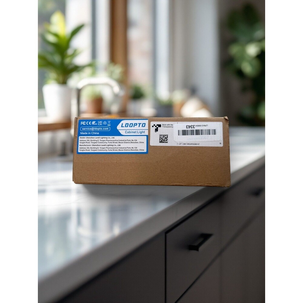 LDOPTO Under Cabinet Lights Wireless with Remote Control Dimmable Battery